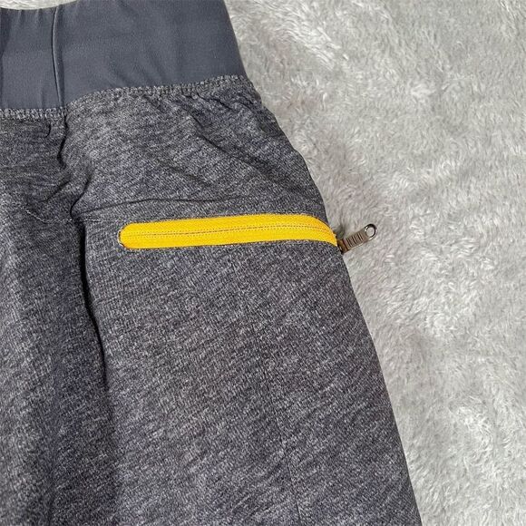 Lululemon Men's Gray Athletic Shorts Size S Lined Elastic Waist Casual See Note - Picture 12 of 13